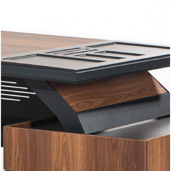 Erman Three Piece Office Set