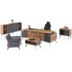 Lidya Four Piece Office Set