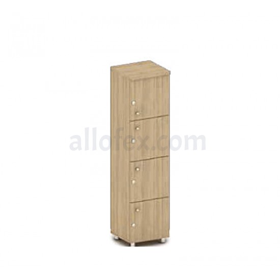 Kilitlı Dolap 155*75 cm 4 Raflı