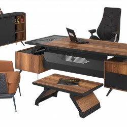 Erman Three Piece Office Set