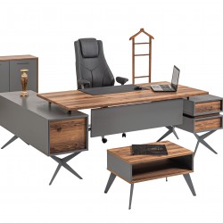 Arthur Antrasit Three Piece Office Set